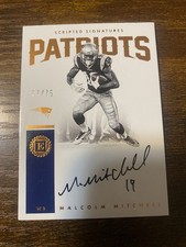 2016 Panini Encased Malcolm Mitchell RC Notable Signatures /75 NE Patriots