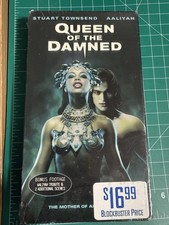 Queen Of The Damned VHS Video Tape FACTORY SEALED Aaliyah Vampire UPC Sticker