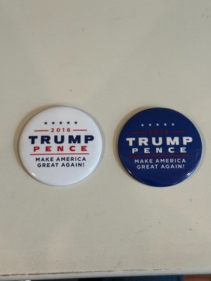 Trump Pence 2016 Make America Great Again Presidential Election 2.5'' Pin Button
