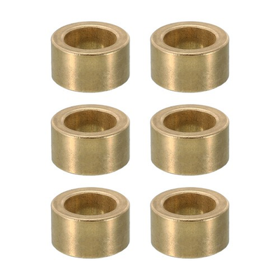 #ad 6Pcs M12 Brass Spacers Metal Spacer Brass 12mm ID x 18mm OD x 10mm L $25.35