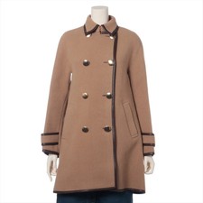 sacai luck Wool  Nylon Long Coat 1 Ladies' Beige 13AWLU571