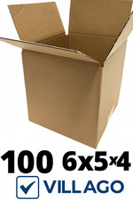 100 6x5x4 Cardboard Paper Boxes Mailing Packing Shipping Box Corrugated Carton