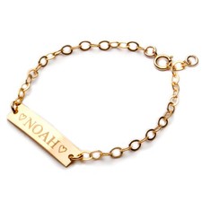 Personalized Baby Name bracelet, Adjustable Baby Toddler Child ID Bracelet, P...