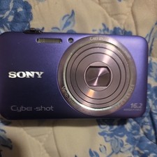 Sony Cyber-shot DSC-WX7 Blue Compact Digital Camera 5.0x Zoom Japan w/ Battery