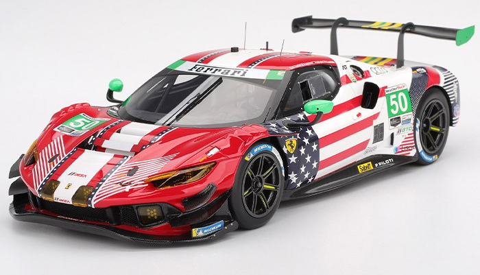 Ferrari 296 GT3 #50 Af Corse 2025 IMSA Daytona 24 Hrs in 1:43