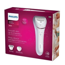 Philips Epilator Series 8000 Wet  Dry Epilator, Bre720/14 Open Box