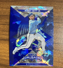 Panini 2025 Crusade Blue Cracked Ice Bobby Witt Jr. Kansas City Royals #84
