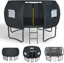 Trampoline Cover, Trampoline Tent, with Ventilation Windows, Open Design. Suitab