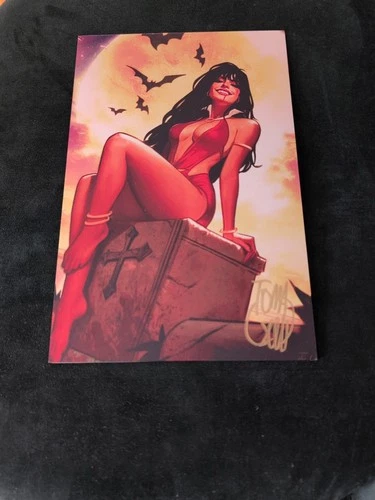 VAMPIRELLA #1 SIGNED METAL FRANCESCO TOMASELLI EXCLUSIVE COA