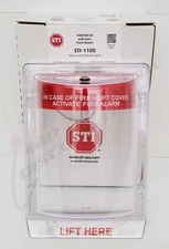 STI STOPPER II STI-1100 Fire Alarm Lift Cover with Horn Flush Mount