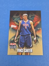 2000 Topps Team USA Gold #55 Vince Carter USA BASKETBALL Card 2H
