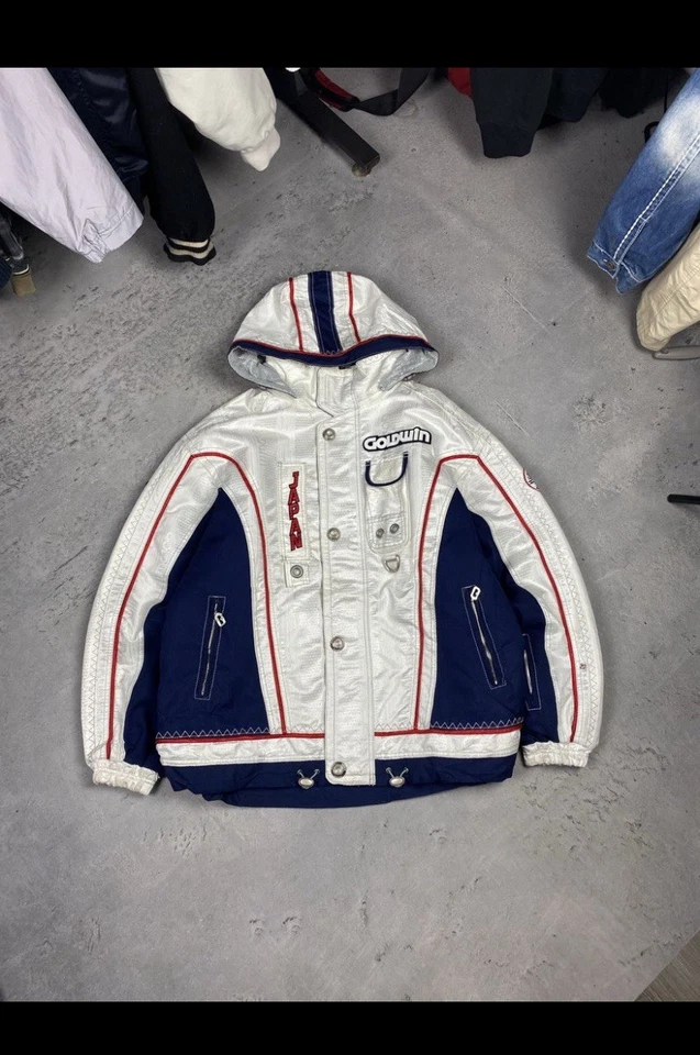 RARE Vintage Goldwin National Ski Snowboard Team Japan Tech Wear Jacket Size XL - Image 2 of 4