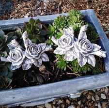 2 x Rose Rosen Rosenblüten Rosenbouquet mit ...
