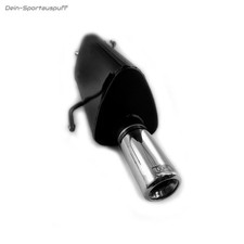 Scarico Sportivo Ulter Fiat Grande Punto + Evo 05- 80mm Rotondo Arrotolato