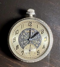 Antique Vintage 1919 Waltham Pocket Watch Illinois Watch Co Gold Filled Case