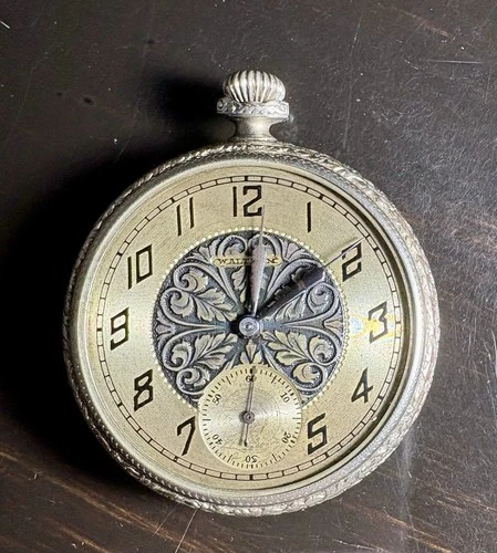 Antique Vintage 1919 Waltham Pocket Watch Illinois Watch Co Gold Filled Case