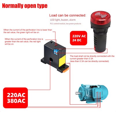 Benutzerfreundliches Strommessschalterrelais M3050 M3056 einstellbare Spezifikat