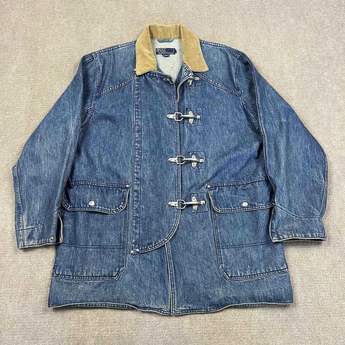 ジャケット・アウター 90s Polo Ralph Lauren fireman jacket L 90s polo Ralph Lauren fireman jacket size L | eBay