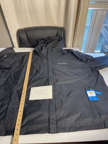 Columbia Men’s Water Tight II Jacket Big & Tall Size 4XL Black New $75 - Picture 5 of 9