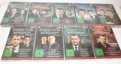 INSPECTOR BARNABY 9x4 DVD BOXEN Volume 1,2,3,4,5,6,7,8,9 Paket - DVDs sehr gut,