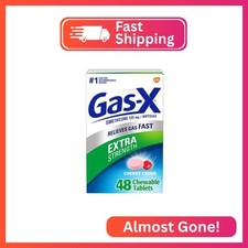 Gas-X Extra Strength Chewable Gas Relief Tablets with Simethicone 125 mg, Cherry