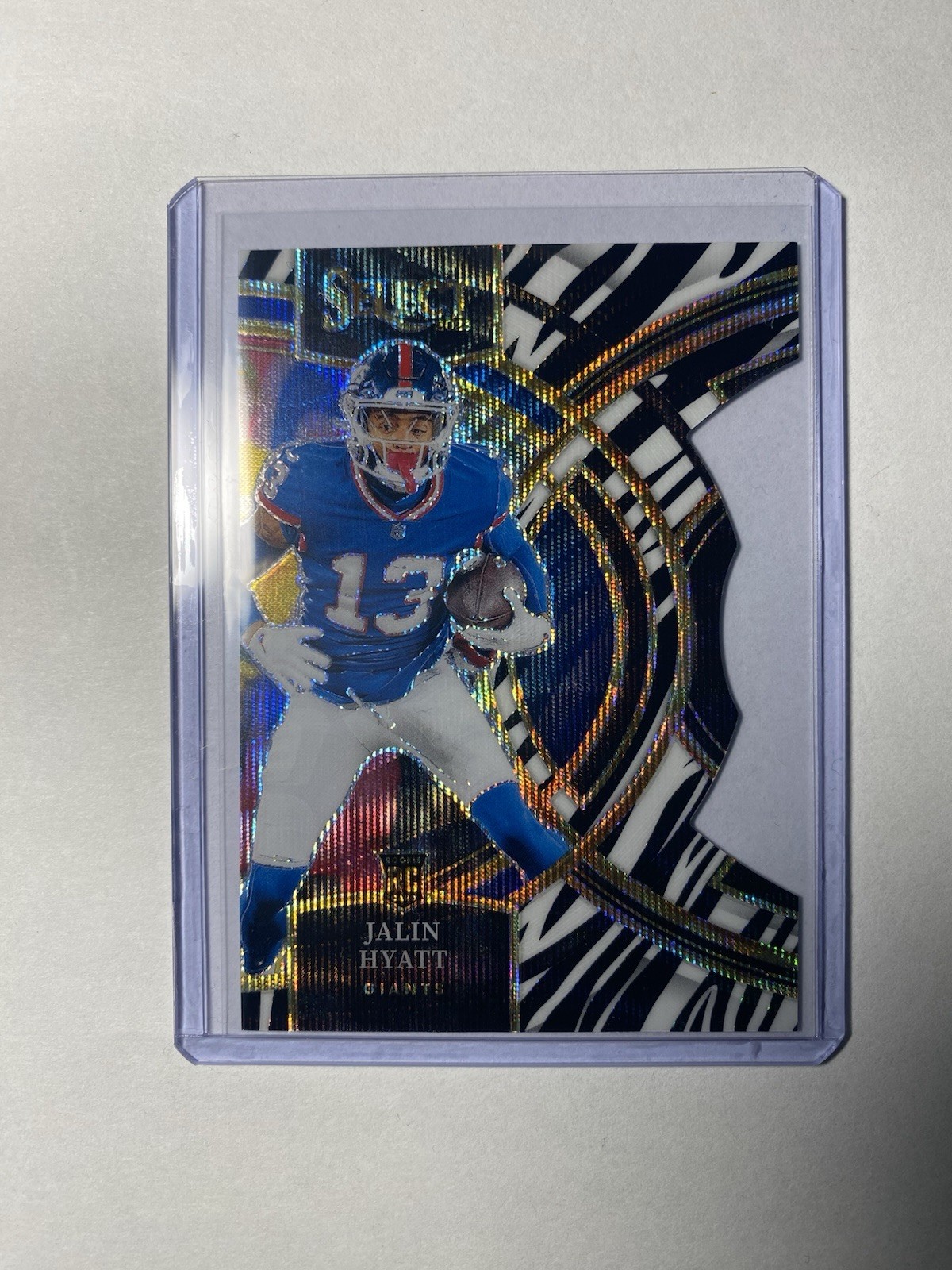 Jalin Hyatt Panini Select #173 Die-Cut Zebra