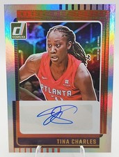 2025 Panini Donruss WNBA Tina Charles Signature Series Auto Connecticut Sun