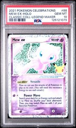 Mew ex 88/92 Celebrations: Classic Collection