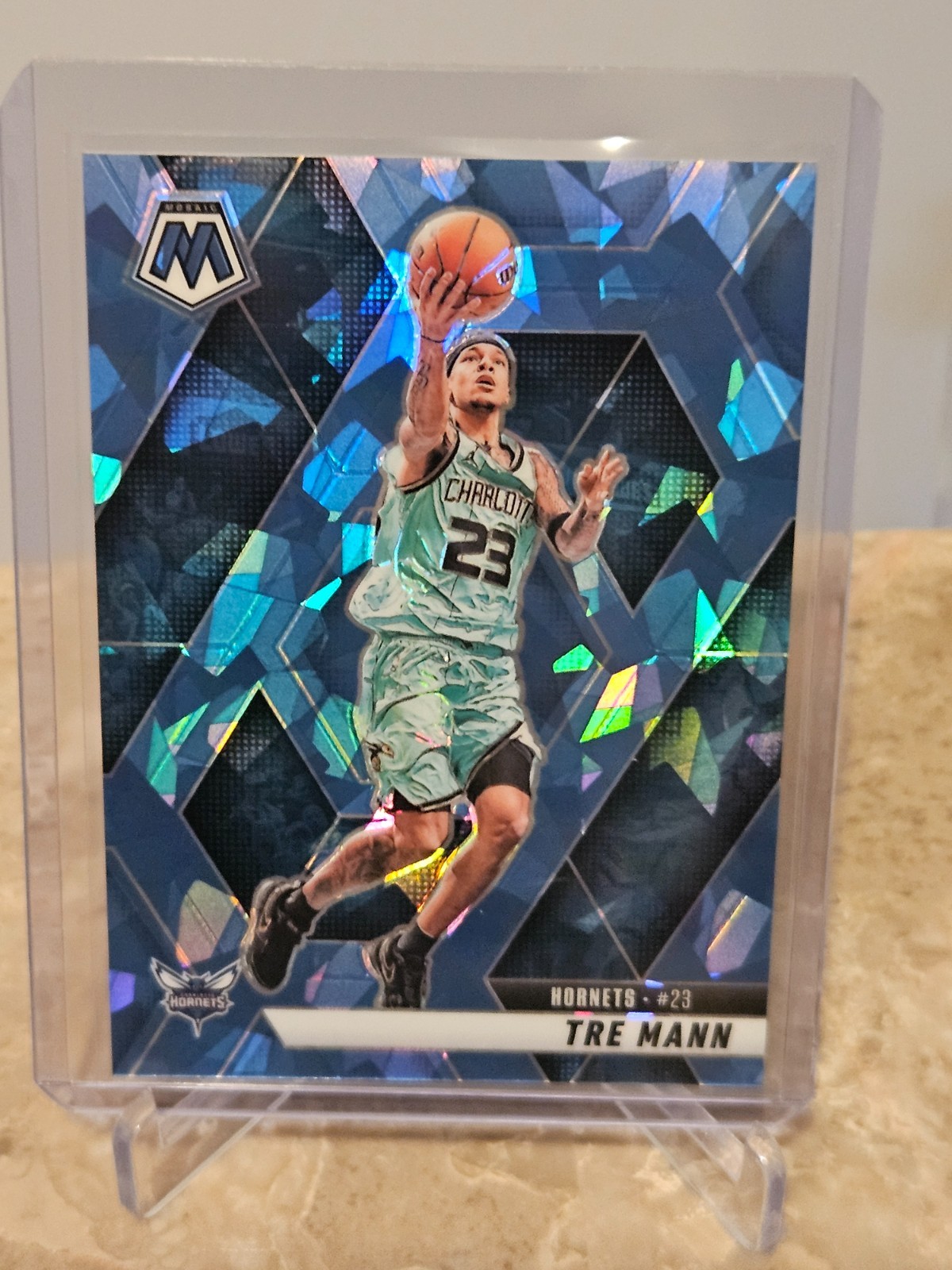 2024-25 Panini Mosaic Tre Mann #113 Ice Mosaic /125