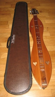McSpadden 6 String Dulcimer Hourglass Hard Fur Lined Case 36 in FH6WR John Woods