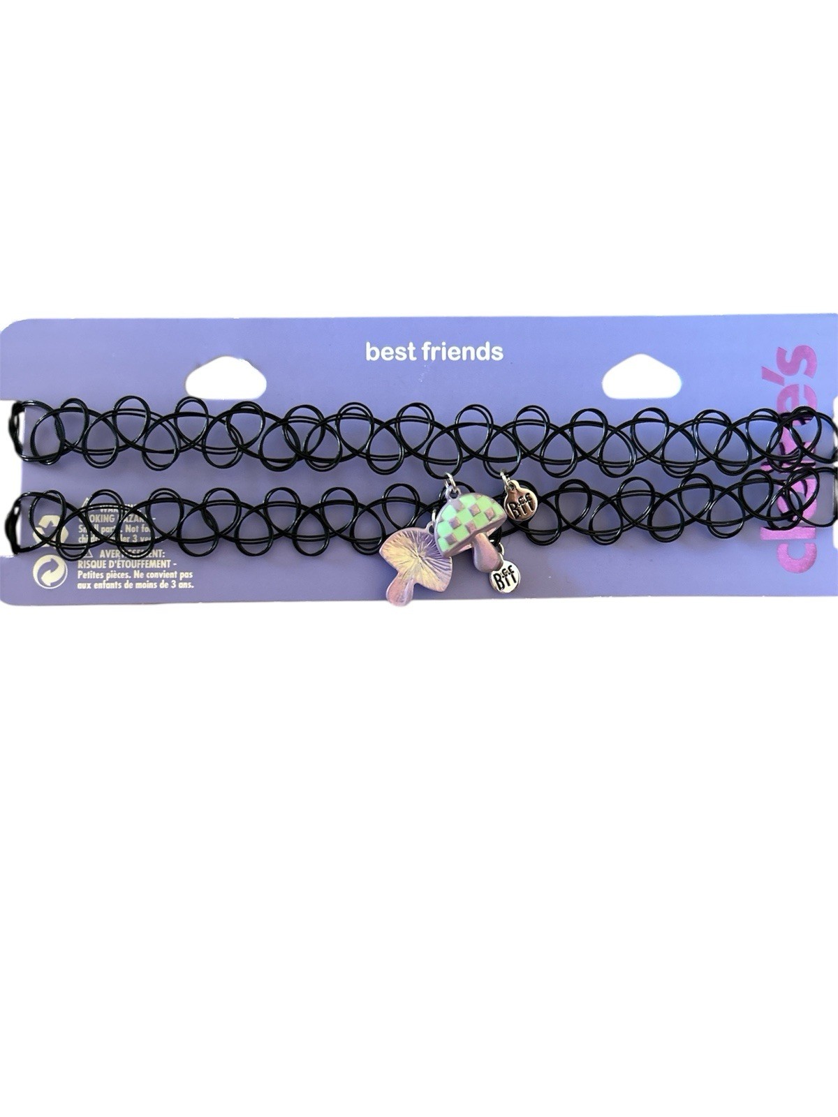 Best Friends Clairs Choker Set Of 2 Mushrooms BFF