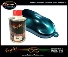 INSPIRE AIRBRUSH SPARKLE PEARL TURQUOISE 8oz (SOLVENT), CUSTOM PAINT, ARTIST
