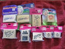 ASSORTED RUBBER STAMPS FOR PARTIES, ALL NEW UNUSED, YOU CHOOSE