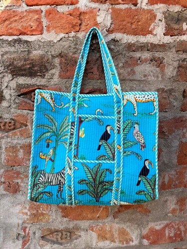 Cotton Tote Bag Eco Friendly Sustainable Sturdy Daily Use Tote Bag Handmade - Picture 5 of 11