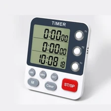 Digital Darkroom Timer Clock Counter 3 Channel Triple Film Developing Countdown