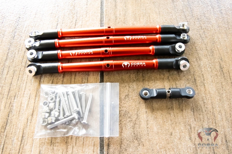 Cobra Racing Aluminum Front + Rear Turnbuckles For ARRMA 6S Kraton Outcast RD - Image 2 of 4