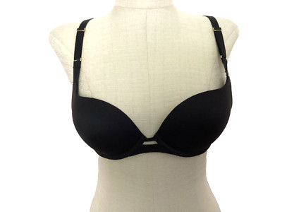 JOYSPUN Black Padded Push-Up Bra Sz 32 B*