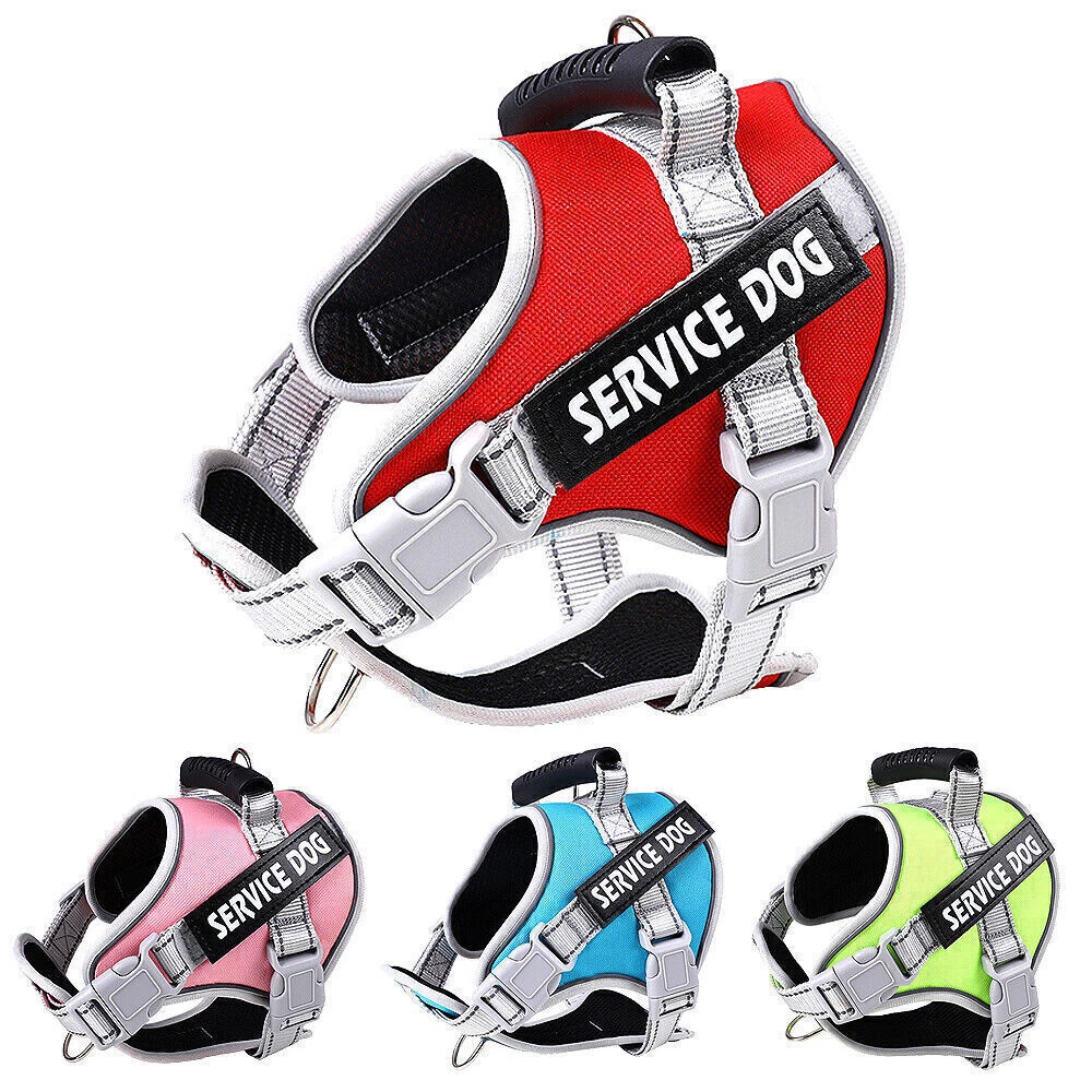 Service Dog Harness No Pull Emotional Support Pet Vest Reflective