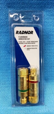 RADNOR 64003941, 9/16-18 UNF THREAD REVERSE FLOW CHECK VALVE **PACK OF 2**