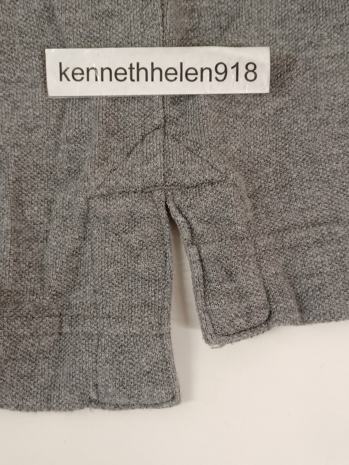 ABERCROMBIE & FITCH CATAMOUNT POLO SHIRT HEATHER GREY MENS SIZE L,XXL image 7