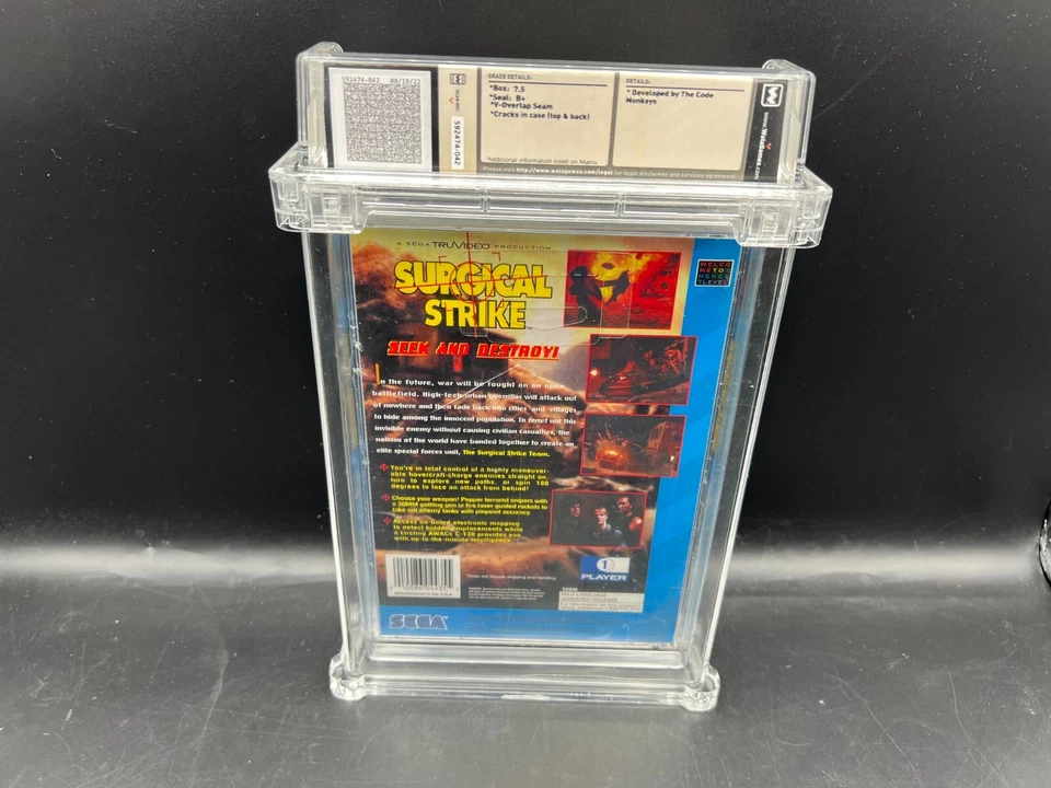Surgical Strike Sega CD WATA 7.5 B+ FACTORY SEALED VGA - Image 2 of 4