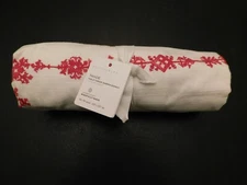 NEW Pottery Barn Embroidered Tahoe Table Throw Runner Tablecloth 50" Square