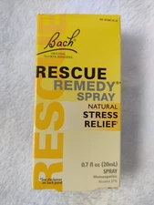 Bach Rescue Remedy Spray Natural Stress Relief Homeopathic 0.7 fl oz (20mL)