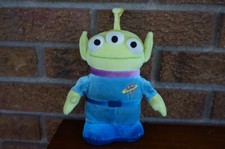 Disney Store Plush Toy STORY Green Alien 7" Stuffed Animal Soft Doll Bean Feet