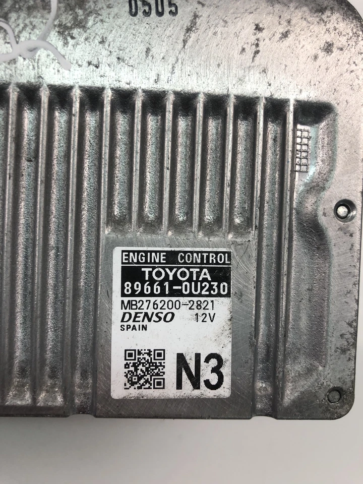 TOYOTA YARIS P13 Engine Control Unit ECU 89661-0U230 2015 25188049 - Immagine 4 di 4