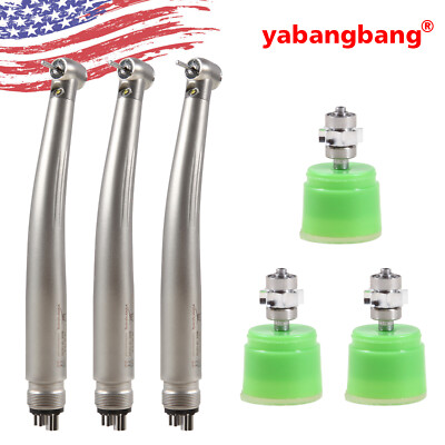 1-3X E-generator Dental LED Fiber Optic High Speed Handpiece 4H /Cartridge Rotor