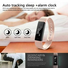 Smart Bracelet Fitness Tracker Activity Monitor Alarm Clock Vibration Wristband