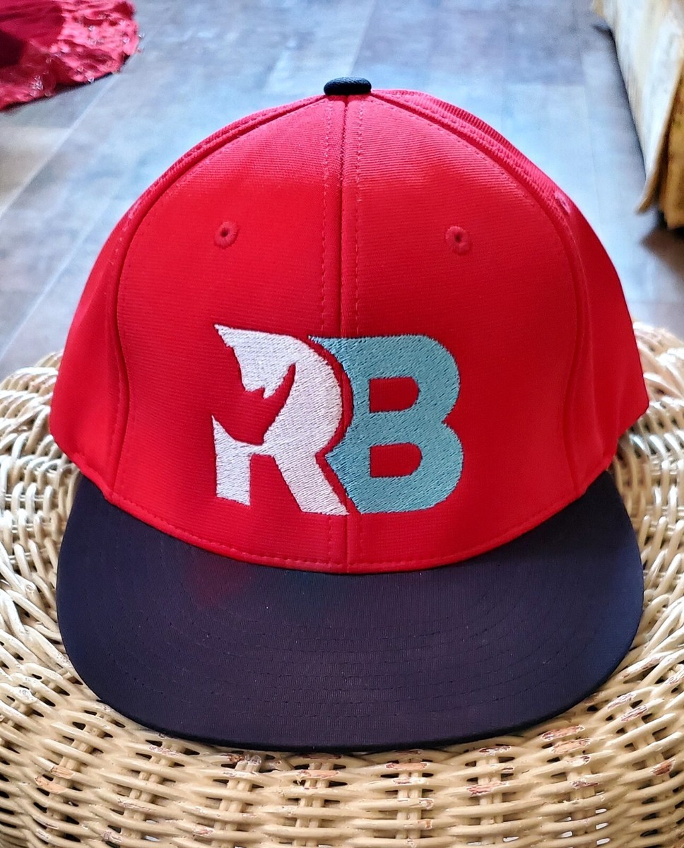 Mens Black &Red RB Flex Baseball Cap- PTS 20 LG/XL