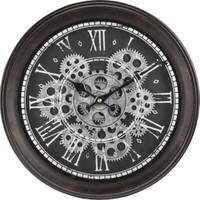Wanduhr Im Loft-Stil, Mit Sichtbarem Uhrwerk, Ø 36,5 Cm