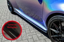 CUP Seitenschweller Sideskirts aus ABS für Toyota Yaris GR Schwarz Glanz
